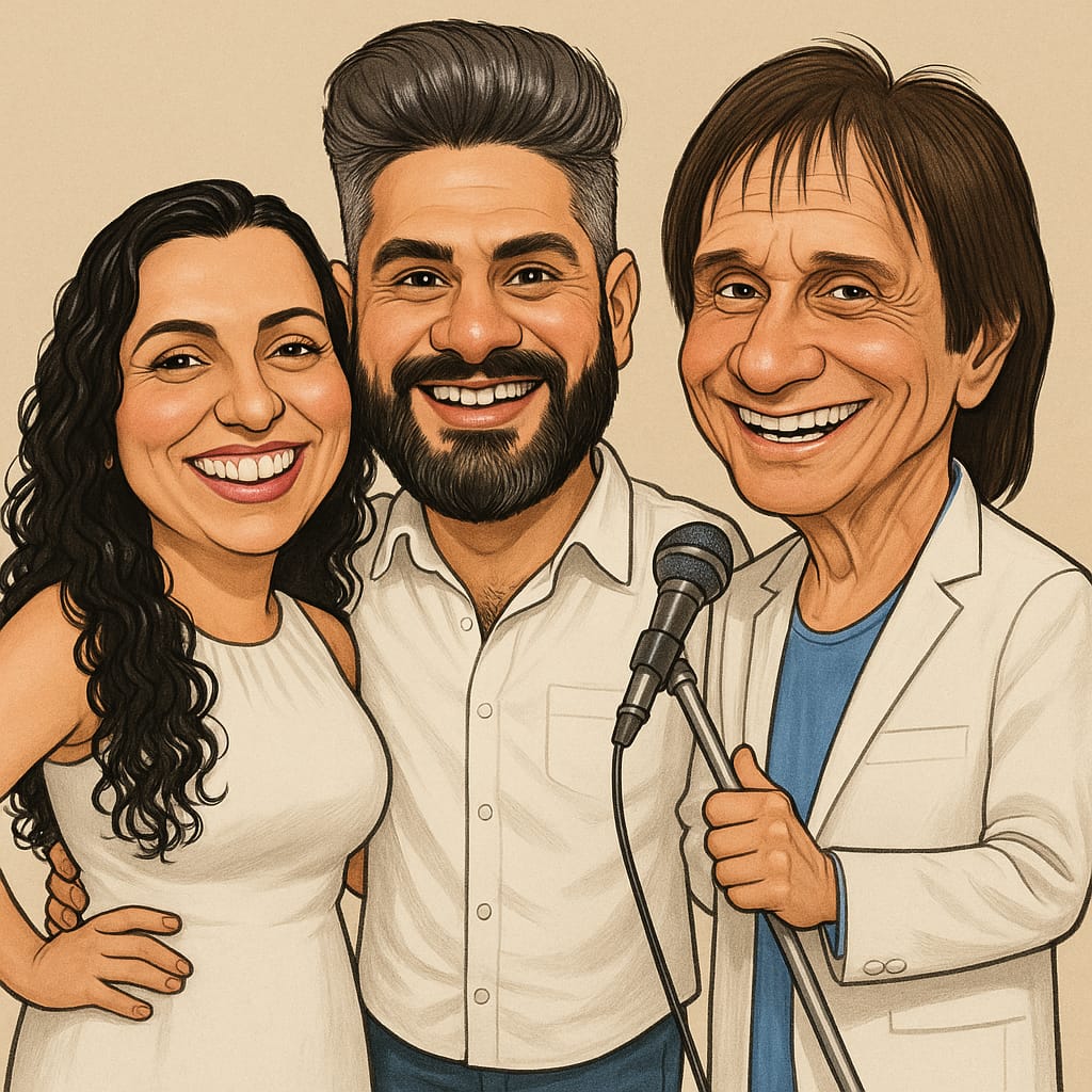 Cruzeiro para o show do Roberto Carlos para os noivos